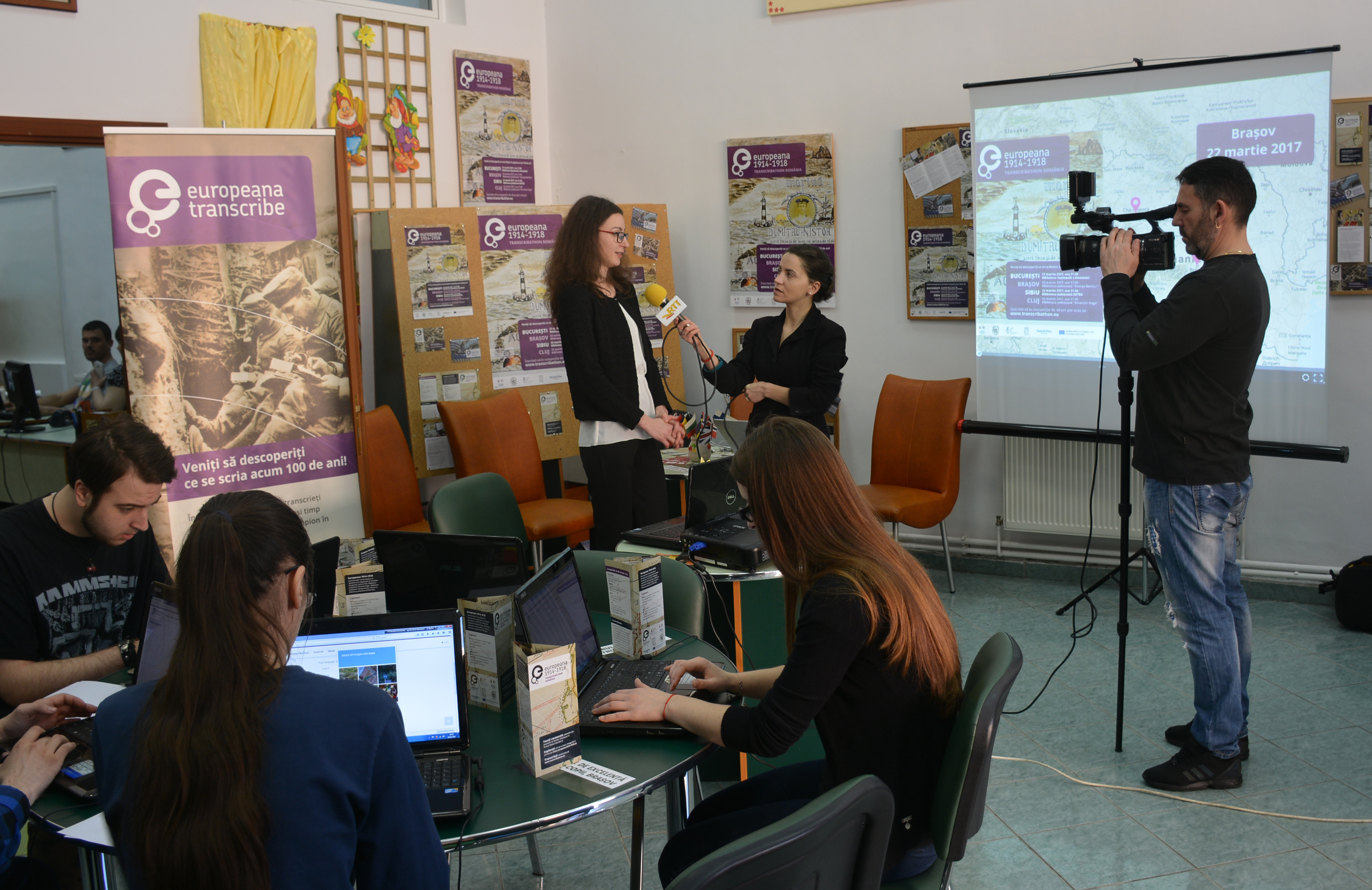 Transcibing Nistor in Brasov
