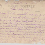 Victor Lafourcade courrier à sa fiancée