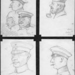 Elisabeth Rouy, dite Tante Beth_ Aquarelles- caricatures des occupants allemands en 14/18, item 4