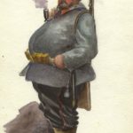 Elisabeth Rouy, dite Tante Beth_ Aquarelles- caricatures des occupants allemands en 14/18, item 6