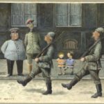 Elisabeth Rouy, dite Tante Beth_ Aquarelles- caricatures des occupants allemands en 14/18, item 7