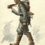 Elisabeth Rouy, dite Tante Beth_ Aquarelles- caricatures des occupants allemands en 14/18, item 18