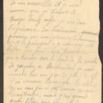 Lettre à ses parents du 21 décembre 1914 - verso