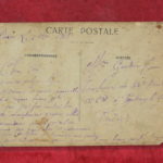 Carte postale écrite par Martial Gautier à son père Louis