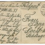 Julius Topps Ostergrüße von der Ostfront an seine Familie in Soest , item 2
