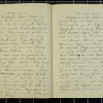 Kriegstagebuch mit handgefertigten Zeichnungen von Rudolf Kämmerer, SM Hilfskreuzer 