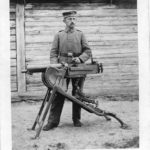 Photographien meines Großonkels Franz Weske als MG-Schütze beim 2. Landsturm-Infanterie-Bataillon Neumünster IX/25