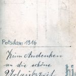 Selbstgemalte Ansichtskarte als Ostergruß von Paul WauerWauer, item 4