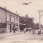 carte gare de Verzenay avril 1917