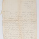 Letter from Fred to his father