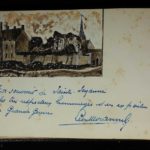 The autograph book of VAD Nurse May Benson and a portrait by Fred Brooke, item 88