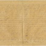 Letter of a soldier of the 3rd company of the 14th Arkhangelsk Druzina (Companions) of the Russian Army Andrejs Krampe to his mother in Valmiera, page 2-3
