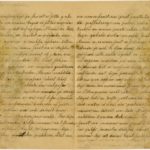 Letter of a soldier of the 3rd company of the 14th Arkhangelsk Druzina (Companions) of the Russian Army Andrejs Krampe to his mother in Valmiera, page 2-3