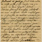 Letter of a soldier of the 5th company of the 59th Labour battalion of the Russian Army Andrejs Krampe to his sister Otilija Krampe in Valmiera, page 4