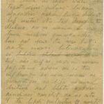Letter of Zile Reins to her friend Otilija Krampe. Page 2