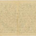 Letter of a Latvian Riflemen Reserve battalion's rifleman Janis to Otilia Krampe in Valmiera., Pages 2-3