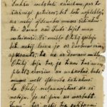Letter of a Latvian Riflemen Reserve Regiment's rifleman to Otilia Krampe in Valmiera. Page 1