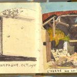 Carnet de croquis, oeuvre de Charles Grauss, item 14