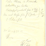 Quittungen für Einquartierungen und Pferdefutter, Gemeinde Koerich in Luxemburg