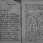 Frammenti di lettere alla famiglia con trascrizione