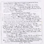 Photocopy of Particulars Required for the Roll of Honour of Australia in the Memorial War Museum