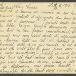 Pakketje brieven en postkaarten van 1915, item 58