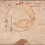 Carte poştală ilustrată - suvenir pentru preotul Nicolae Berea din partea fostului prizonier Ilie Bonca - verso