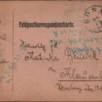 Carte poştală trimisă de F. Siegel, din regimentul de infanterie 41, Katinkăi Benedek