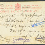 Pakketje brieven en postkaarten van 1916, item 79