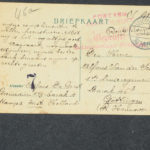 Pakketje brieven en postkaarten van 1916, item 92
