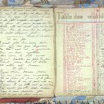 La table des matières du cahier de chansons
