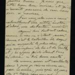 Lettre racontant une attaque dans les tranchées
