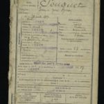 Extraits du livret militaire