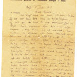Omslag met postkaarten, foto's en brieven Clement Honoré, item 3